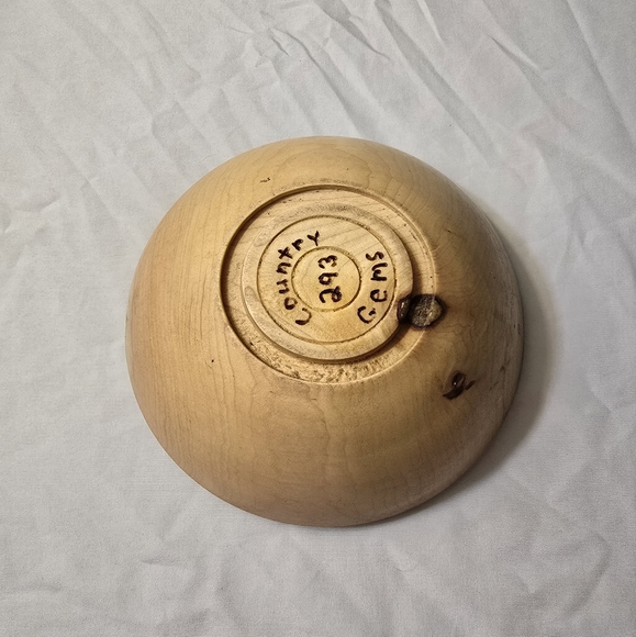 🪵Handmade Maple Wood Bowl 6 1/2 x3 - Picture 5 of 9